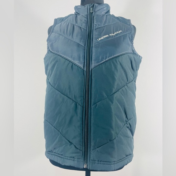 Under Armour Jackets & Blazers - Under Armour Blue/grey, Vest ,Youth Medium ,fits like a Small, puffer